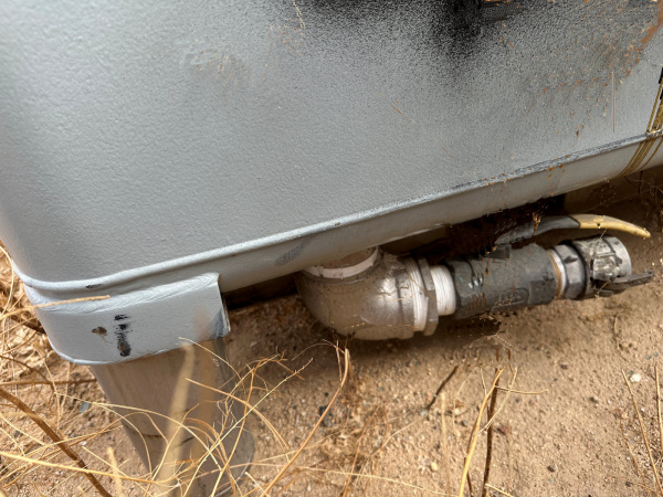 Used stainless steel tote tank